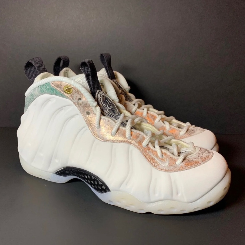 Nike Foamposite Marble White